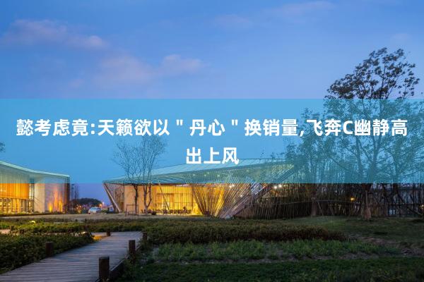 懿考虑竟:天籁欲以＂丹心＂换销量,飞奔C幽静高出上风