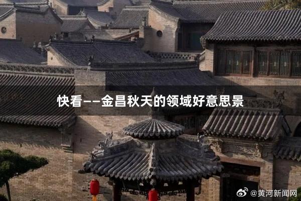 快看——金昌秋天的领域好意思景