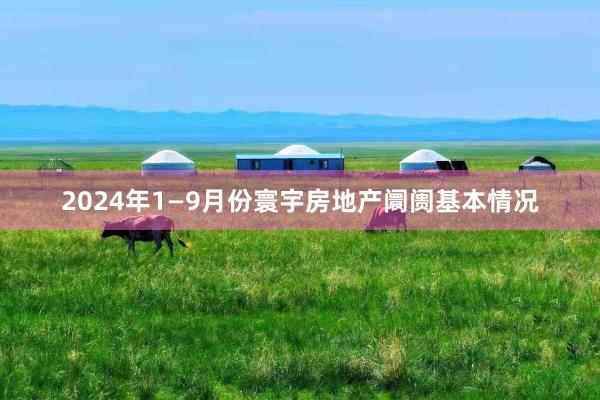 2024年1—9月份寰宇房地产阛阓基本情况