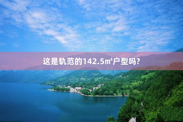 这是轨范的142.5㎡户型吗?
